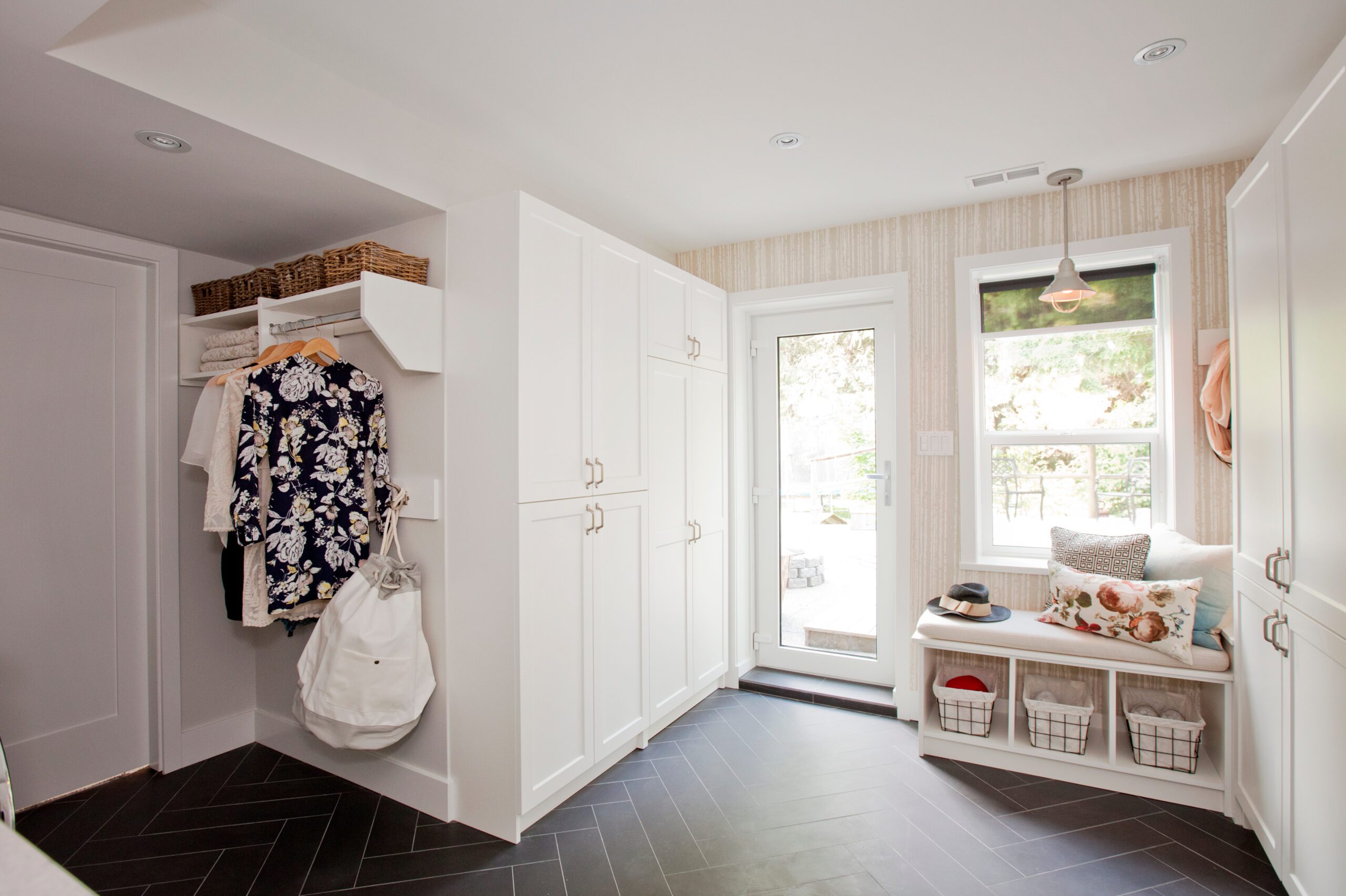 Mudroom custom closets