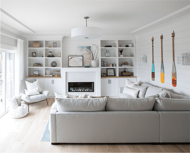 living room built in storage solutions
