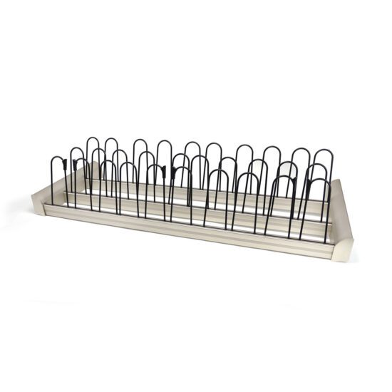 Engage Shoe Organizer in Matte Nickel