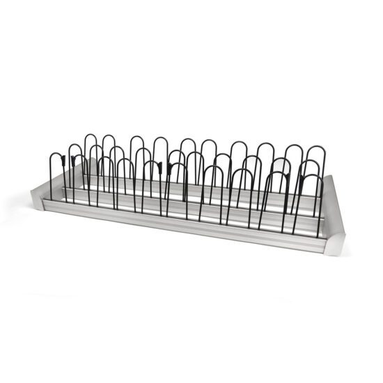 Engage Shoe Organizer in Matte Aluminum