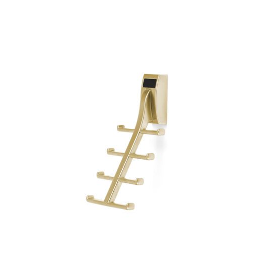 Elite Tie Hook in Matte Gold