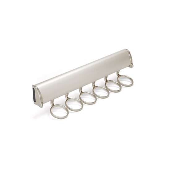 Elite Scarf Rack in Matte Nickel