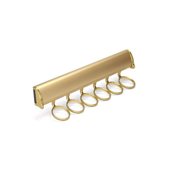 Elite Scarf Rack in Matte Gold