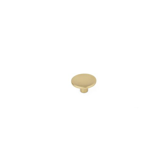 Elite Dished Knob in Matte Gold