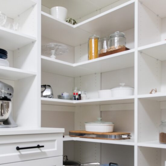 Open Corner Shelving