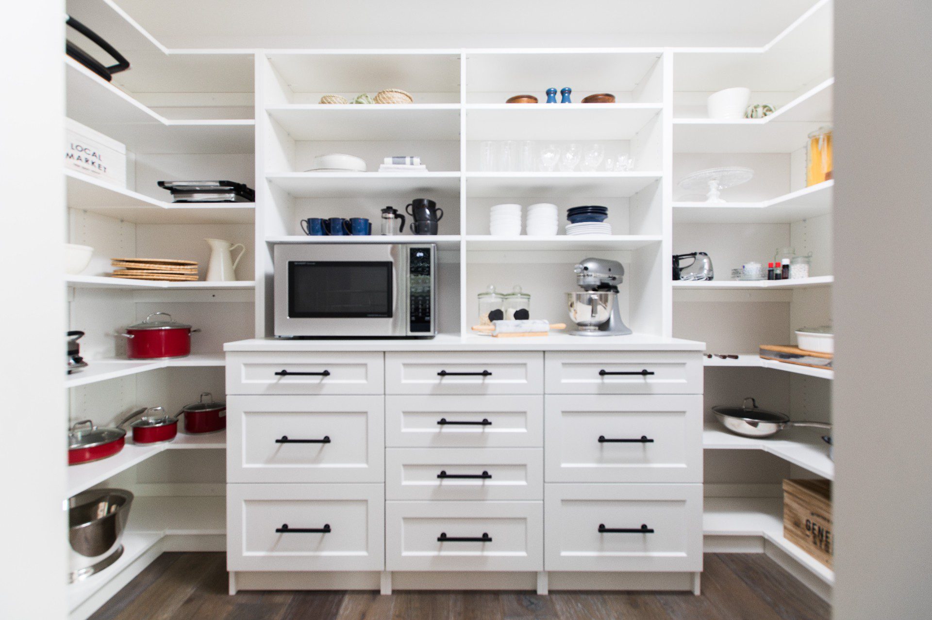 Custom pantry closets