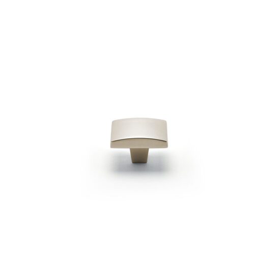 Elite Square Knob in Matte Nickel