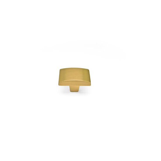 Elite Square Knob in Matte Gold