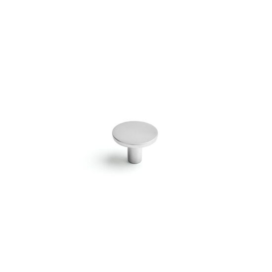 Elite Round Knob in Matte Aluminum