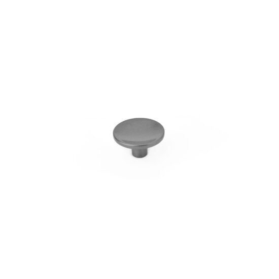 Elite Dished Knob in Slate Grey