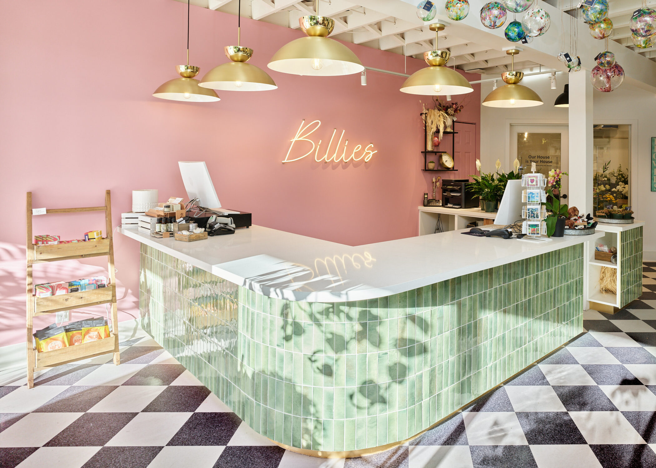Billies house counter front